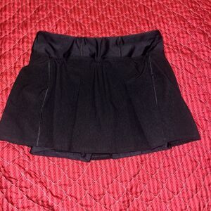 Skirt Sports Tennis Pleated Black Short Lined Skirt Women's Small S W28"